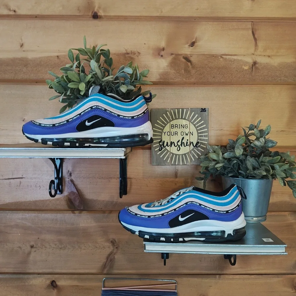 Nike Air Max 97 OG Purple Pink Blue‎ 921826-401 Sneakers Size 5.5 2020